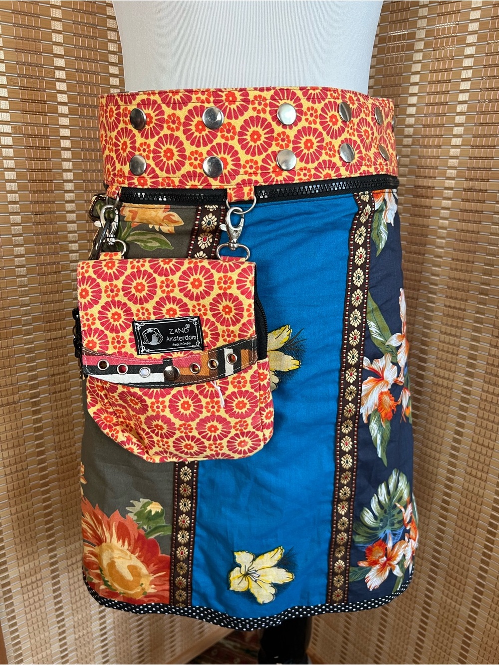 Zand Amsterdam reversible wrap skirt